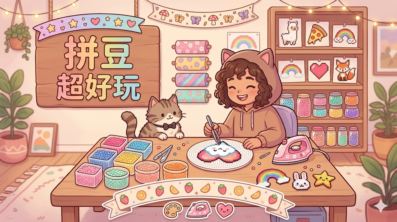 拼豆超好玩宣传图
